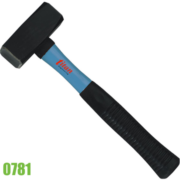 Búa tạ 1kg cán bằng sợi thủy tinh bọc cao su STONING Hammer