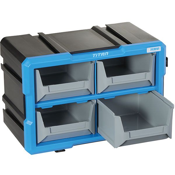 Hộp đựng đồ nghề 4 ngăn FERVI C086/04T, treo tường