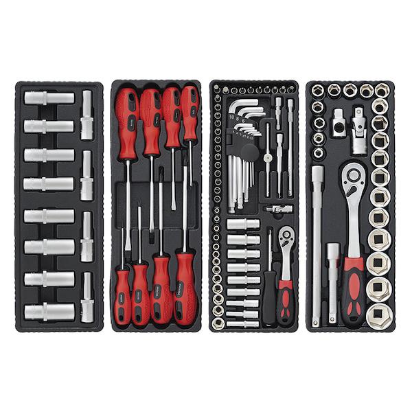 Tủ dụng cụ 152 chi tiết, 7 ngăn kéo, hàng chính hãng FERVI C190C thumbnail 2