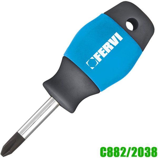 Tua vít lùn 4 cạnh PH 2 x 38 mm. FERVI C882/2038