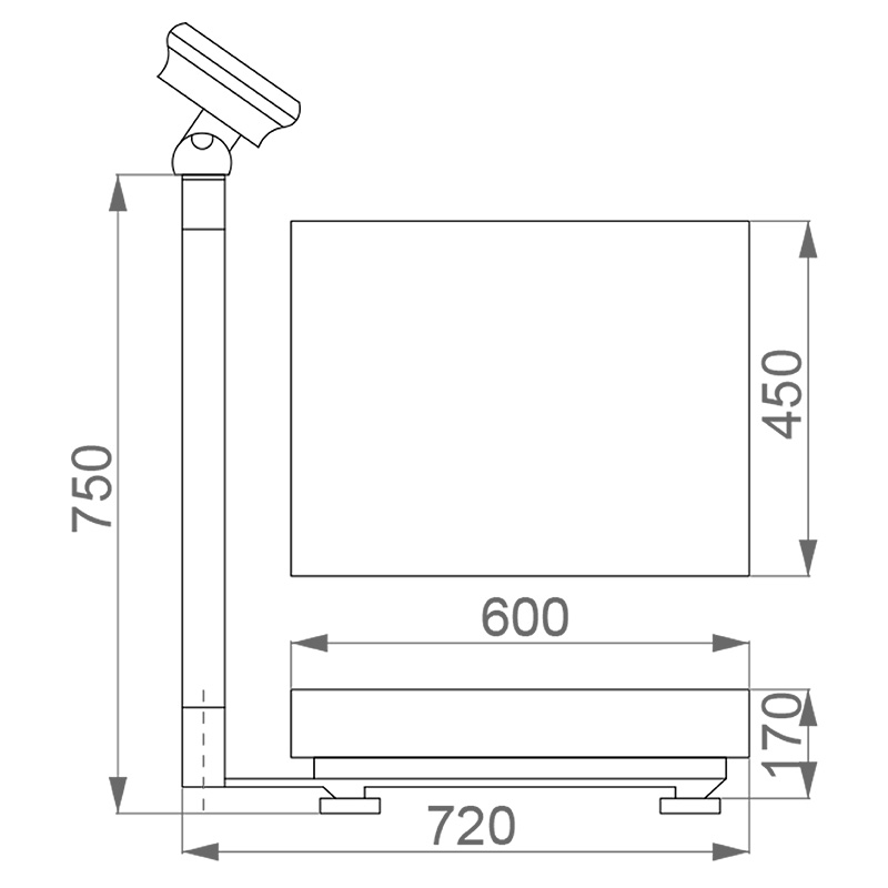 RECHARGEABLE ELECTRONIC DIGITAL COUNTER SCALE thumbnail 2