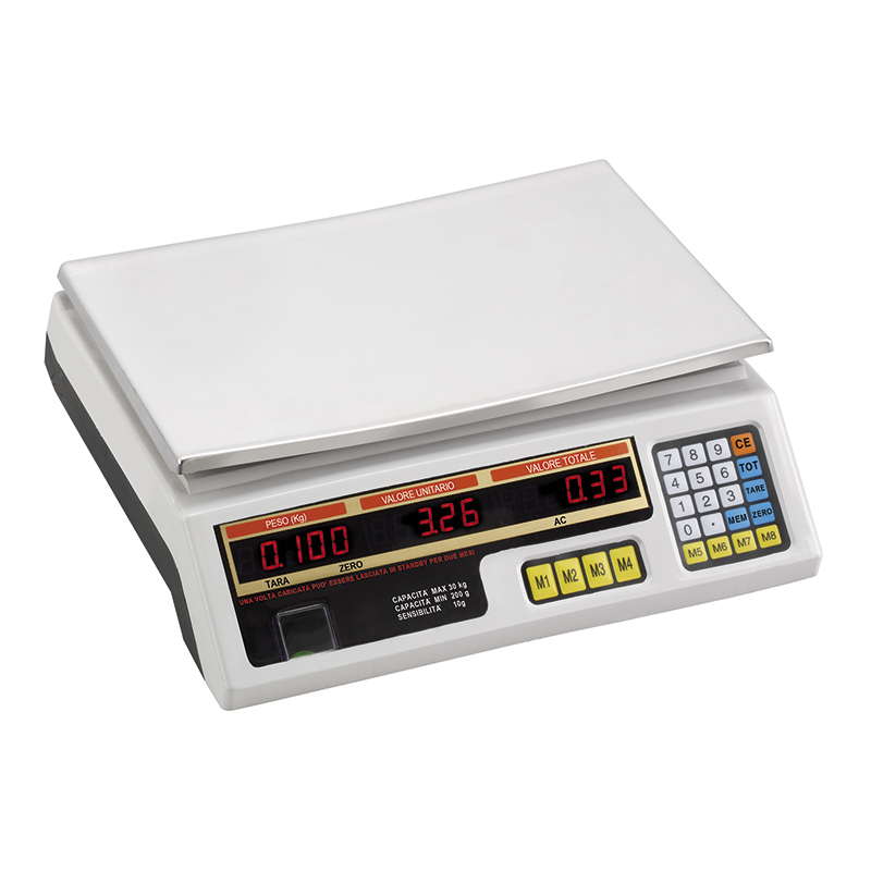 ELECTRONIC DIGITAL SCALE WITH DOUBLE DISPLAY
