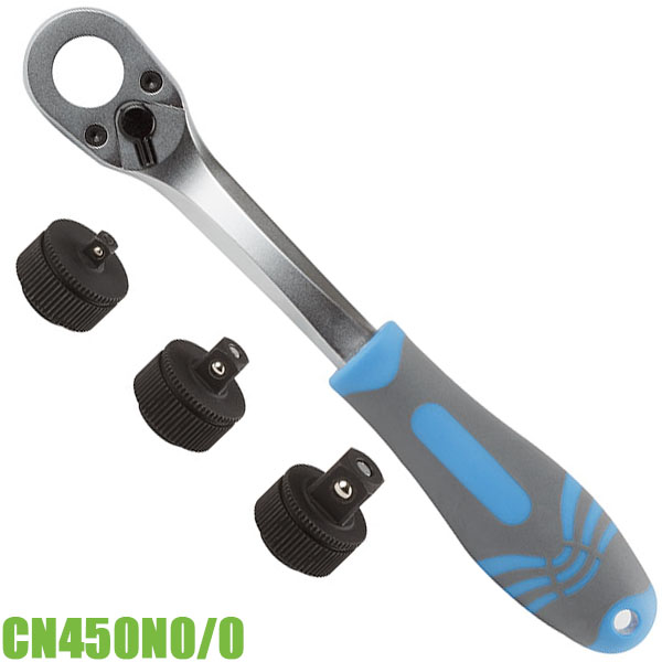 Cần tự động kèm 3 đầu vuông rời 1/2”, 3/8”, 1/4”. FERVI CN450N0/0