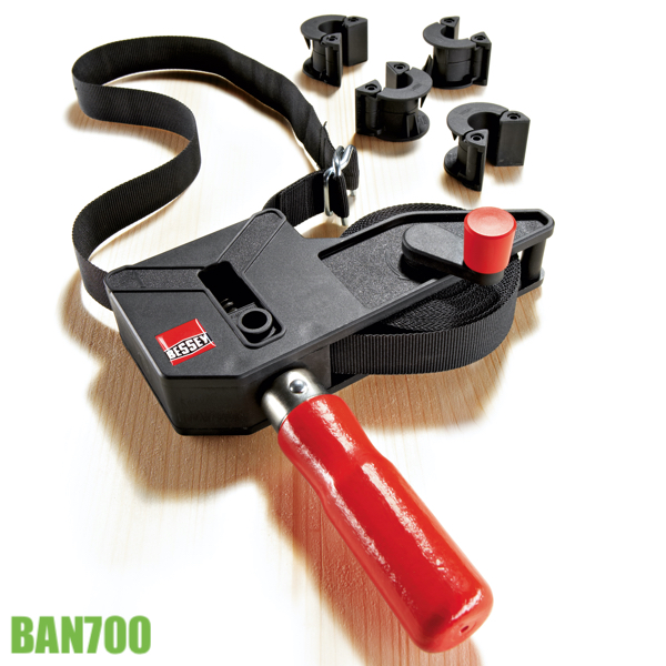 Cảo dây kẹp làm mộc BESSEY BAN700, kẹp đa góc, khung vuông