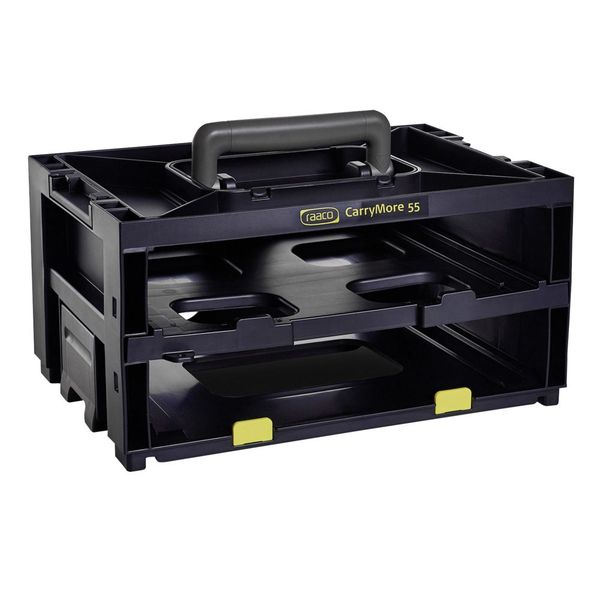 Hộp đụng đồ nghề xách tay CarryMore 55, di chuyển  các chi tiết với 2 tầng