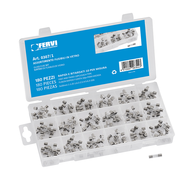 Bộ cầu chì thủy tinh