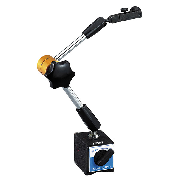 Chân đế gá đồng hồ so Fervi S045 với trục chính 12x160 mm, lực từ 600N