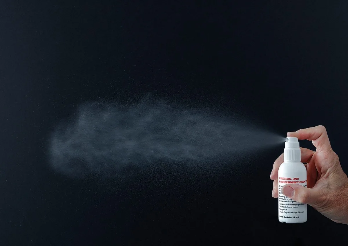 Tool and hand disinfectant, pump spray bottle 75 ml thumbnail 3