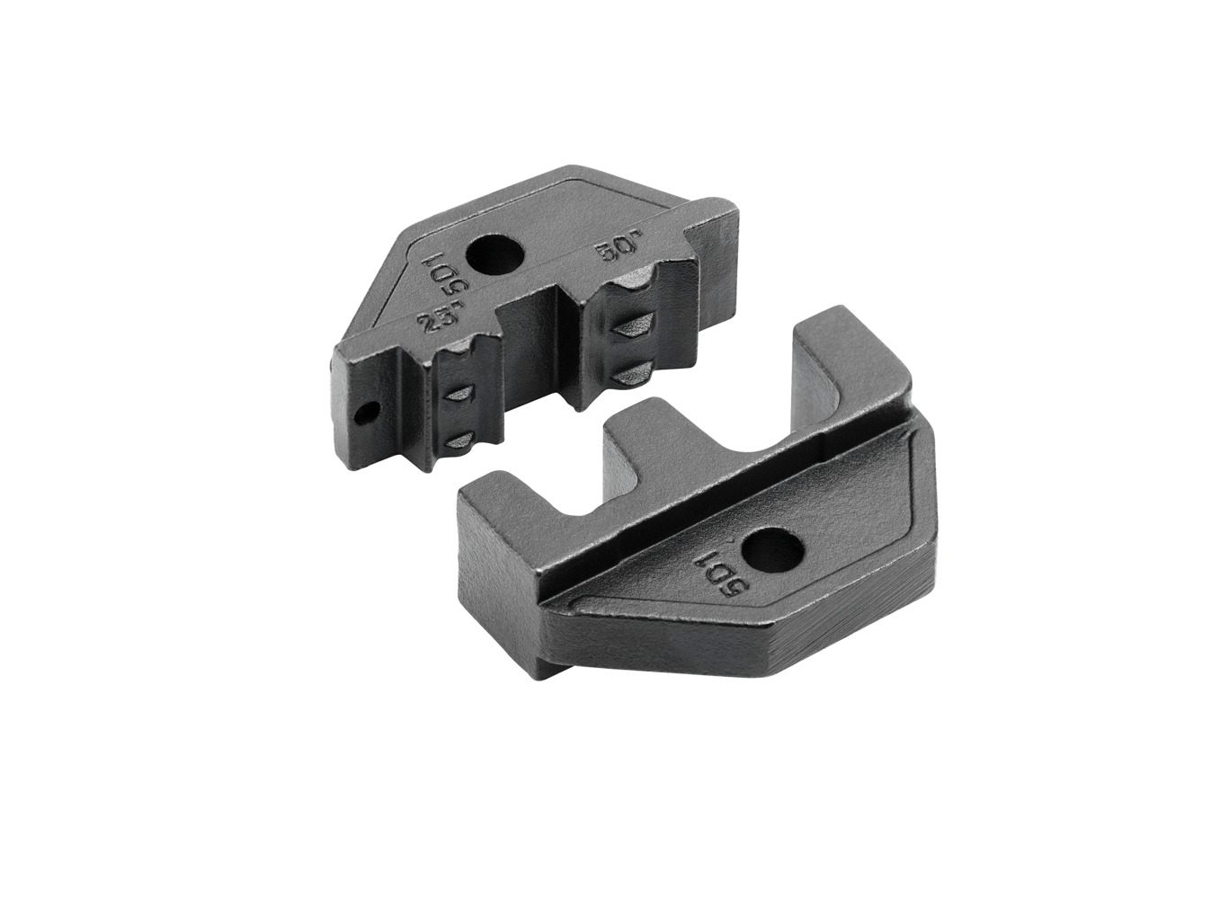 Chèn khuôn nén rời, đầu dây cách điện và không cách điện DIN: 25 và 50 mm²