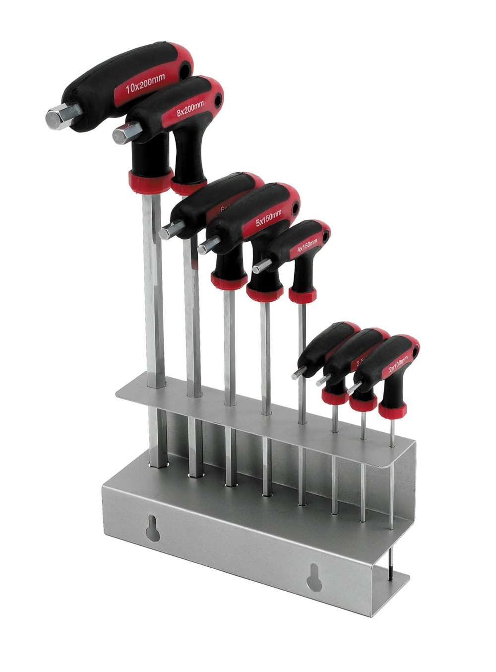 Bộ chìa lục giác tay cầm chéo, 8 mảnh