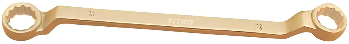 Cờ lê 2 đầu vòng TITAN T153AC hợp kim Al-Br chống cháy nổ, hệ inch