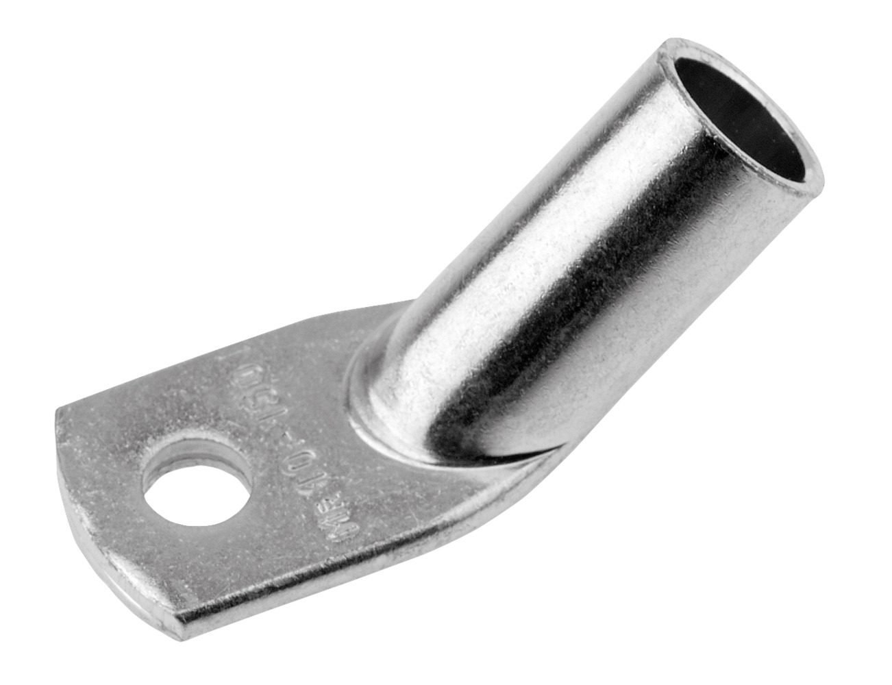 Cọc cáp ống góc 45°, đồng, 6 mm², M10