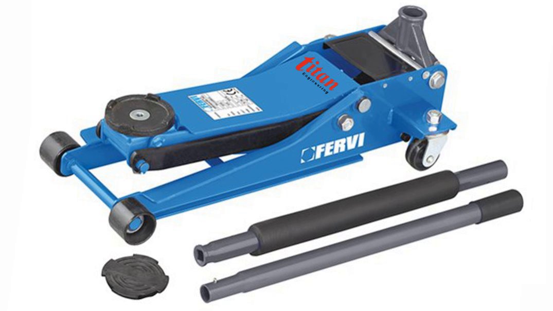 Con đội cá sấu Fervi 0375A thiết kế thấp, tải trọng 2.5 tấn