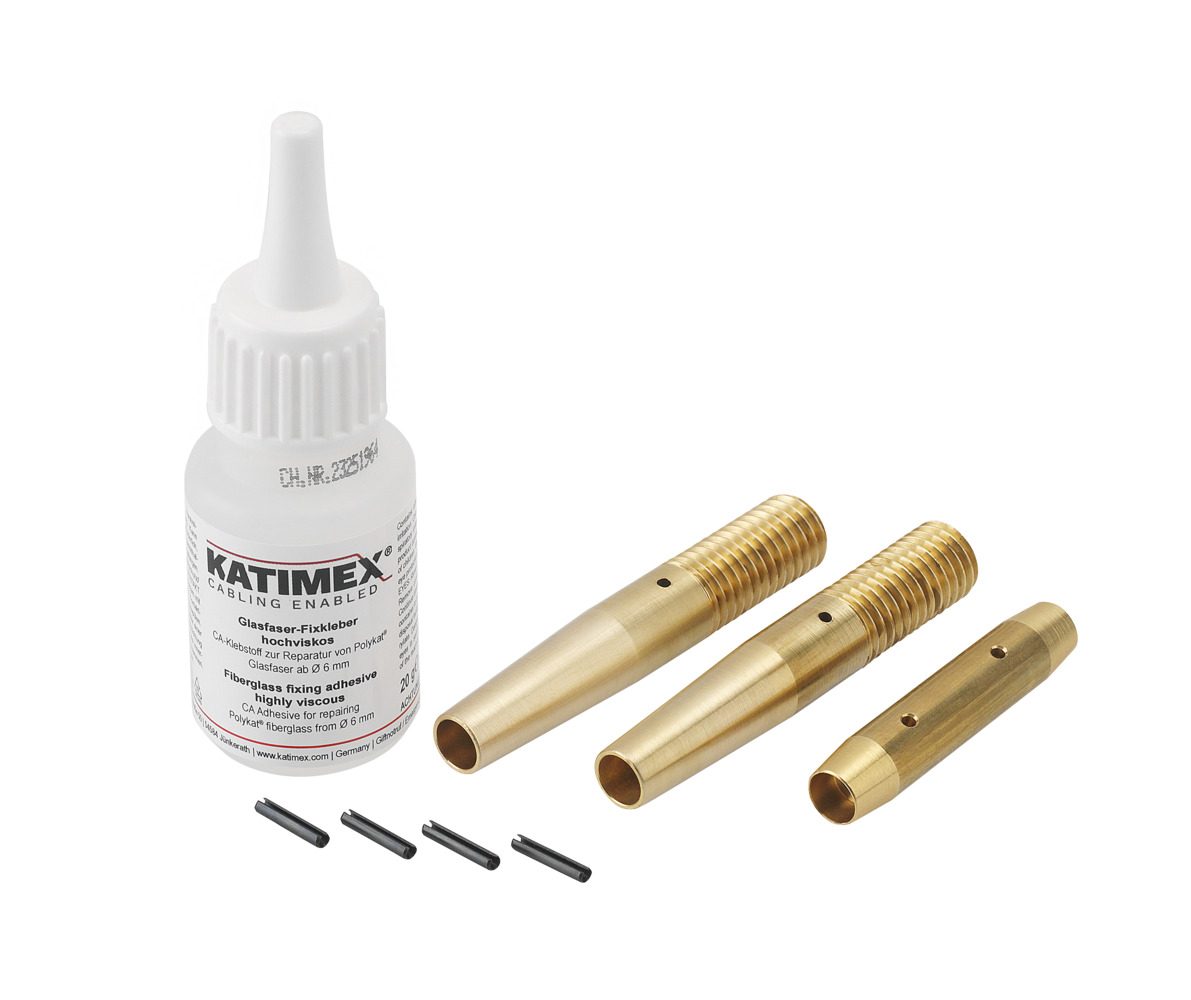 Bộ dụng cụ Katimex® cho Kabeljet® và Röhrenaal® với băng 7.2 mm Ø