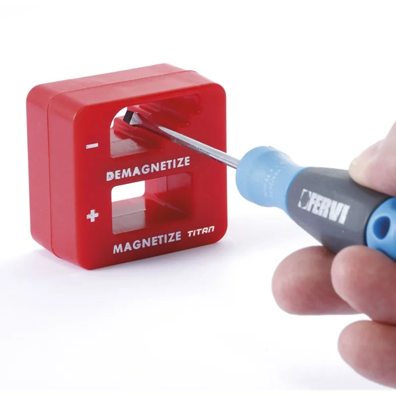 Screwdriver magnetizer/demagnetizer tool FERVI 0466/DM, genuine import from Italy thumbnail 2