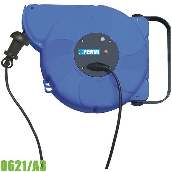 Cuộn dây điện tự rút 10 mét, FERVI 0621/A3