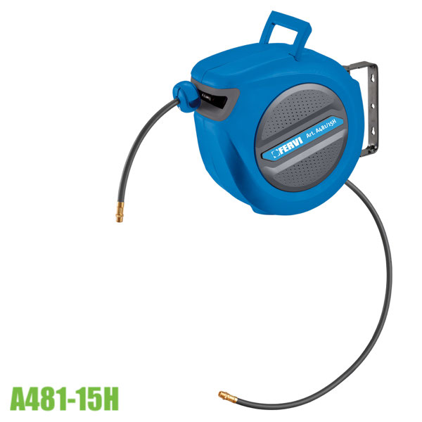 Cuộn dây khí nén 15+1m rút tự động A481-15H, FERVI - Italia