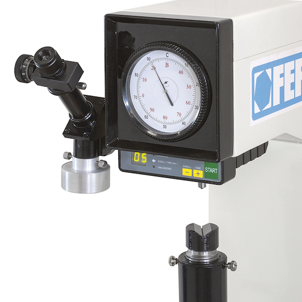 Máy kiểm tra độ cứng FERVI D018, Rockwell, Brinell, Vickers thumbnail 2