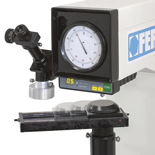 Máy kiểm tra độ cứng FERVI D018, Rockwell, Brinell, Vickers thumbnail 4
