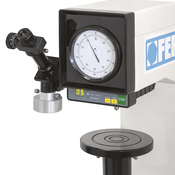 Máy kiểm tra độ cứng FERVI D018, Rockwell, Brinell, Vickers thumbnail 5