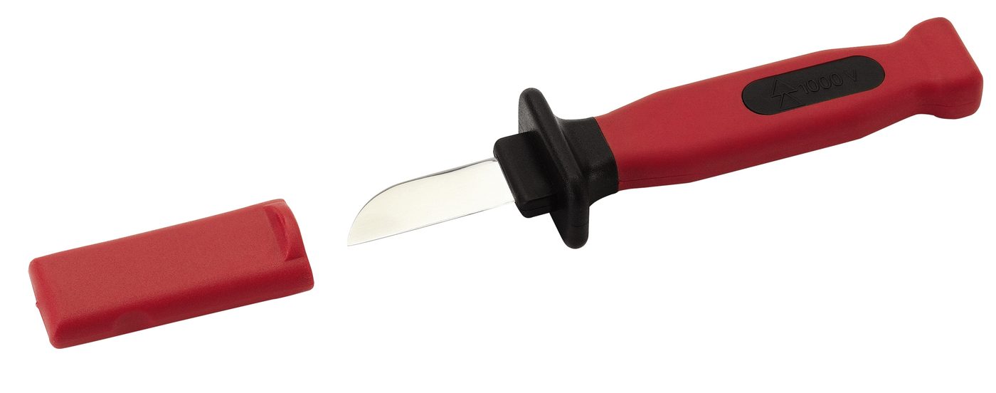 Dao cắt cáp an toàn 1,000 V, thẳng, lưỡi mạnh, chiều dài lưỡi 50 mm