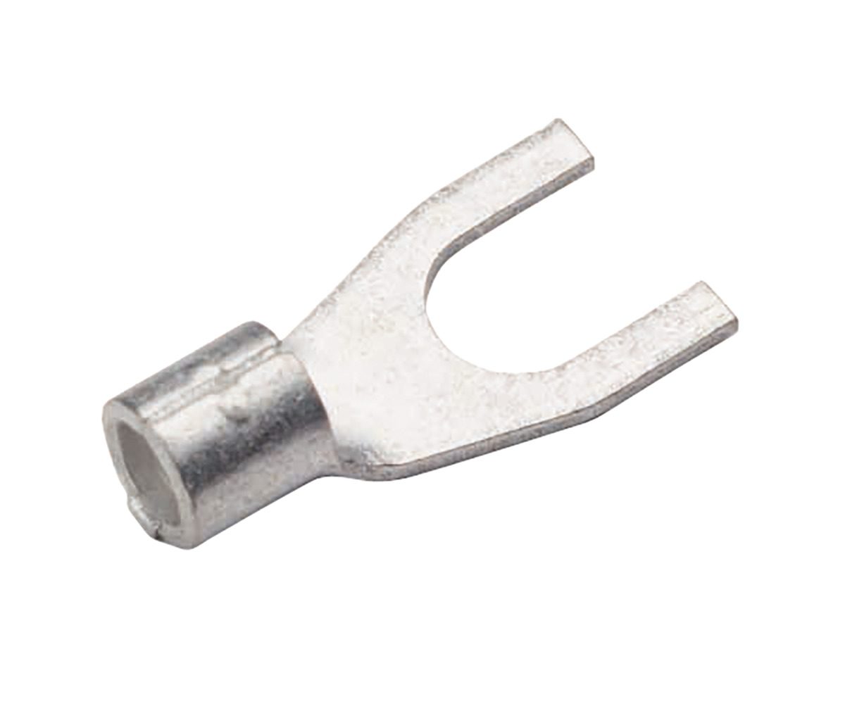 Đầu cáp bấm hình chẻ, tiết diện dây dẫn/đinh kết nối 0.5 - 1 mm²/5 mm Ø