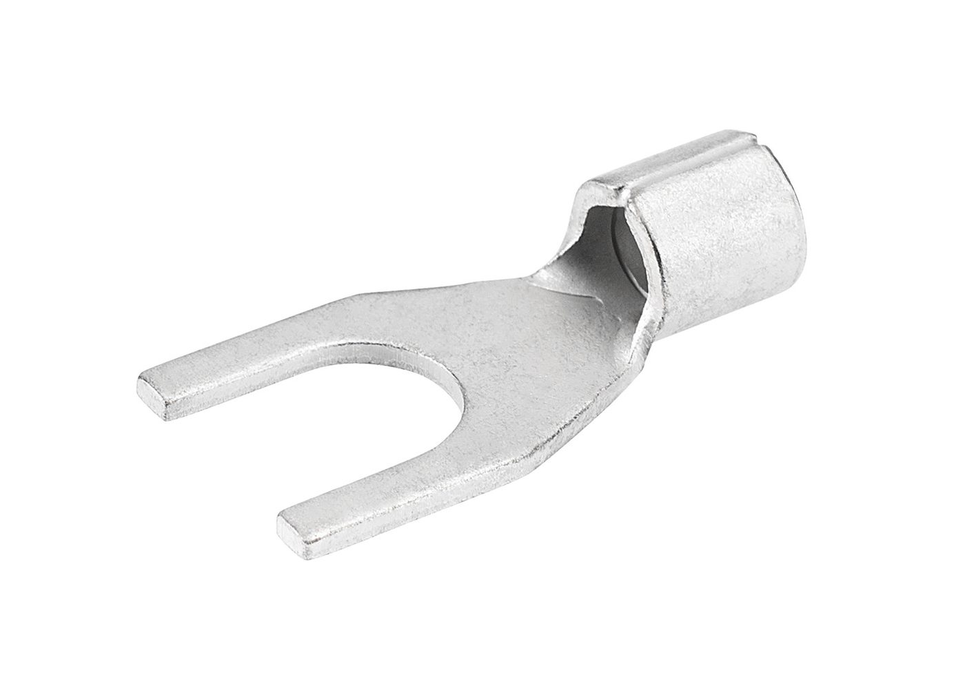 Đầu cáp bấm hình chẻ, tiết diện dây dẫn/đinh kết nối 4 - 6 mm²/6 mm Ø