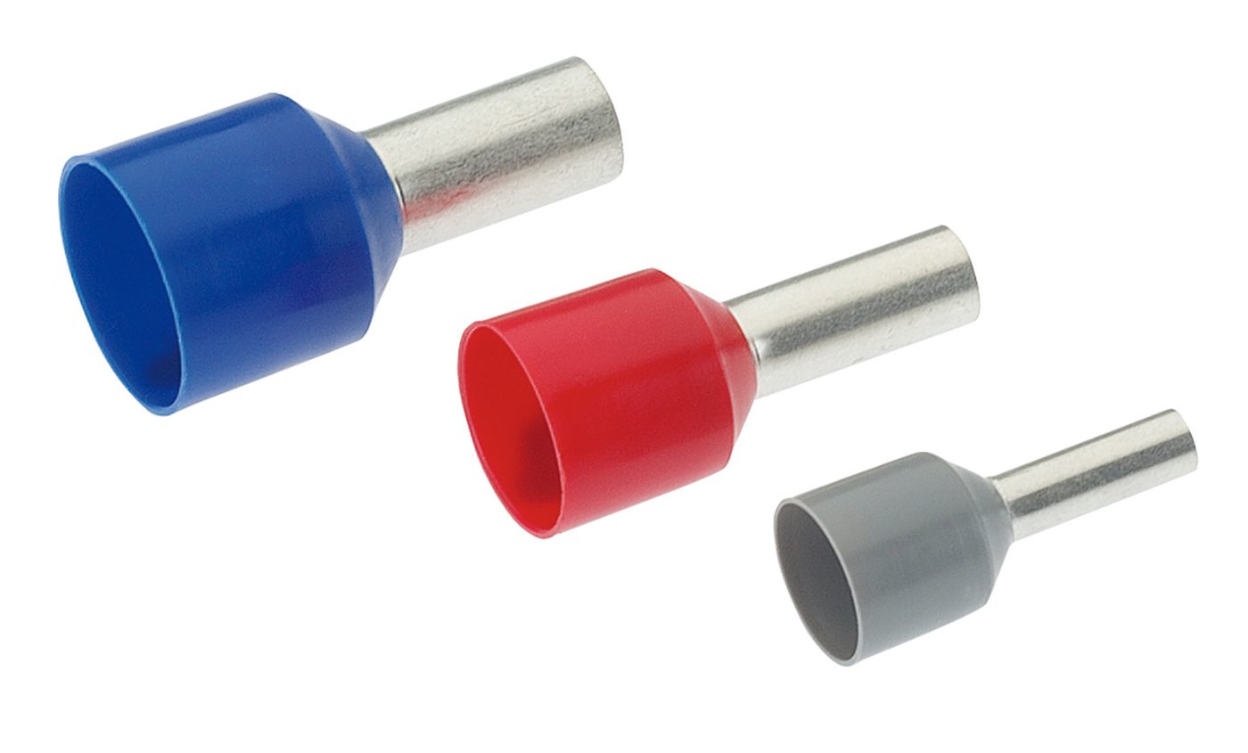 Đầu nối dây cách điện, tiết diện 2.5 mm², chiều dài đầu nối 12 mm