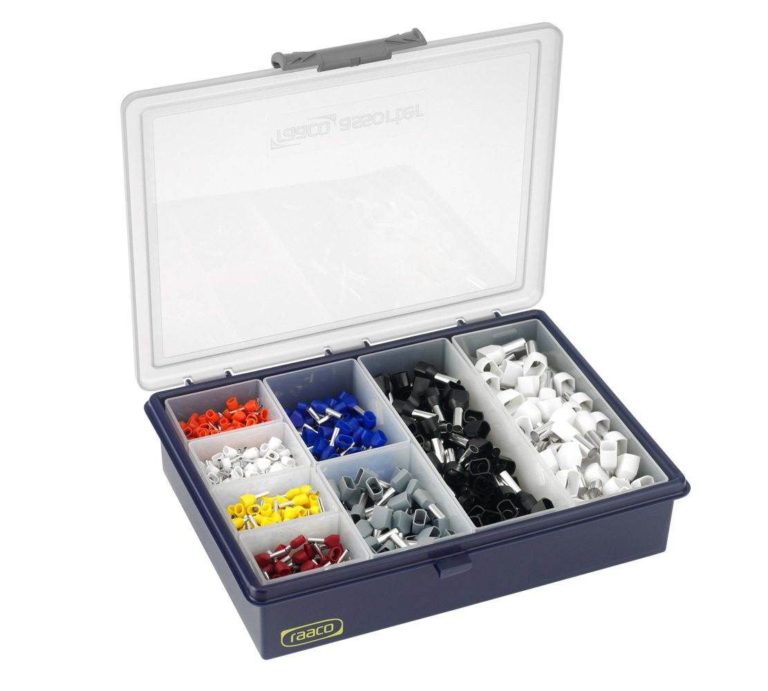 Bộ đầu nối dây đôi màu series 2, 0.5 đến 10 mm², 100 cái mỗi loại