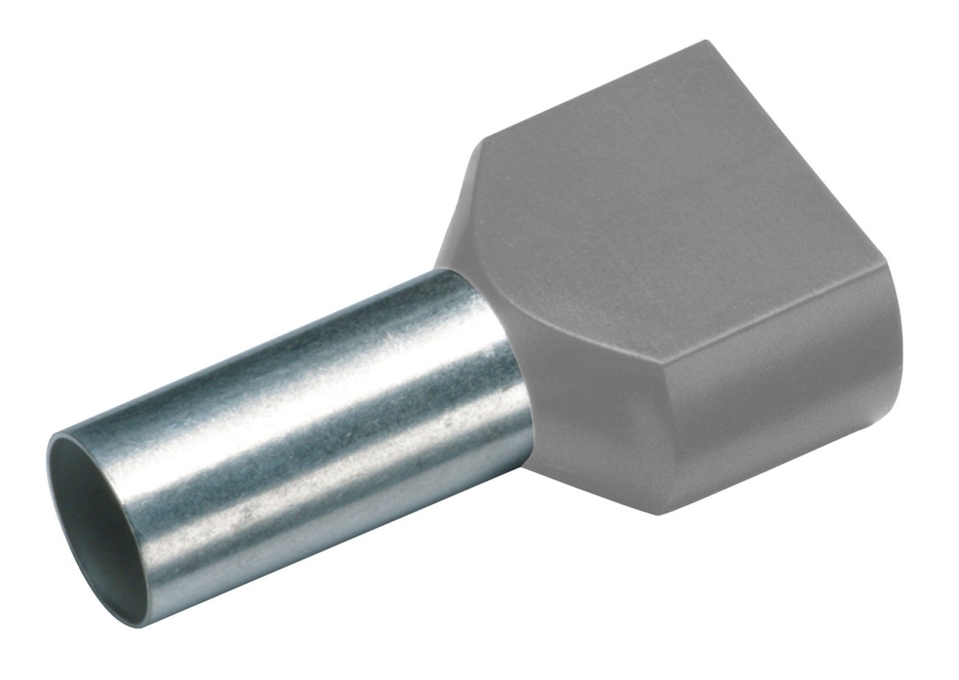Đầu nối dây đôi cách điện, tiết diện 2 x 1.0 mm², chiều dài đầu nối 10 mm