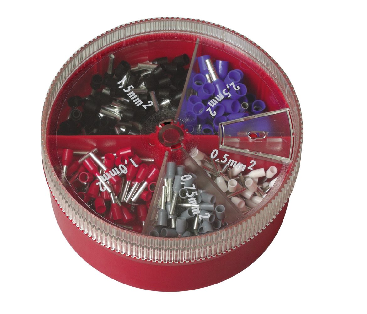 Bộ đầu nối dây, màu sắc series 1, 100 cái