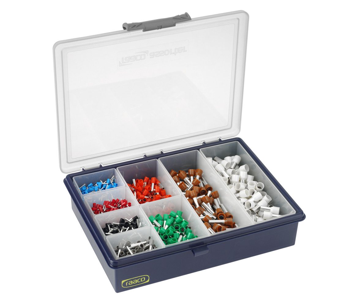 Bộ đầu nối dây màu series 1, 0.75 đến 16 mm², 100 cái mỗi loại