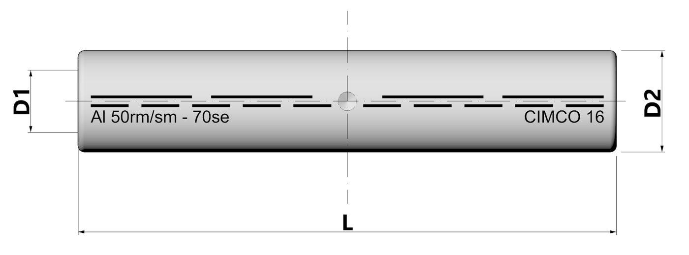 Đầu nối ép, nhôm, DIN 46267, 240 mm² thumbnail 2