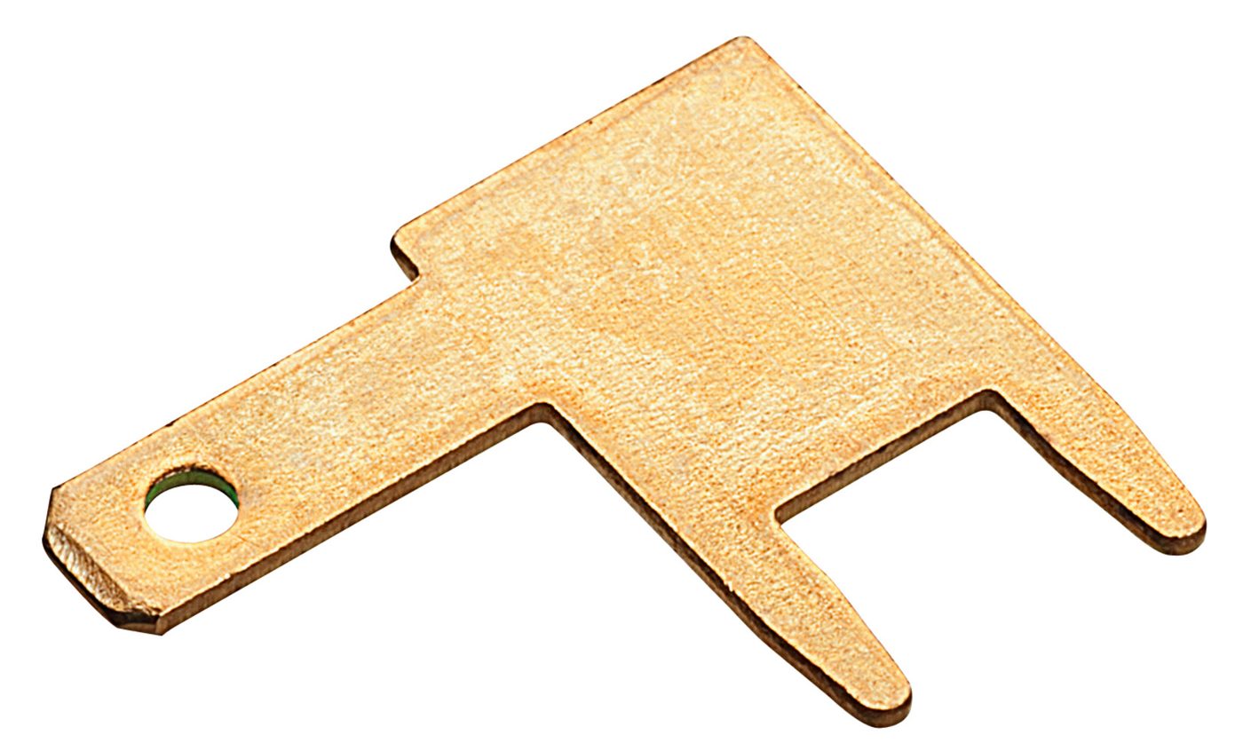 Đầu nối hình xẻng, không cách điện, góc 90°, 2.8 x 0.5 mm