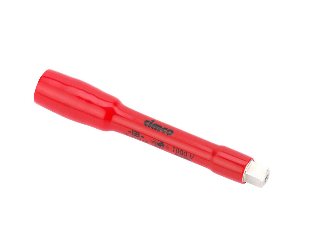 Đầu nối cho cờ lê có răng đảo chiều 1,000 V, 3/8 inch, dài 125 mm