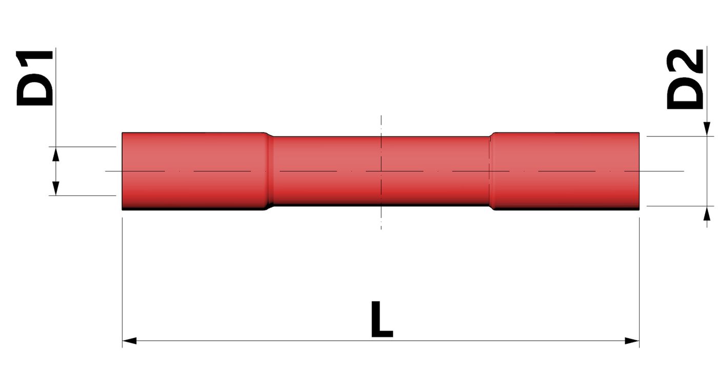 Đầu nối nối tiếp có cách nhiệt 0.5 - 1 mm² thumbnail 2