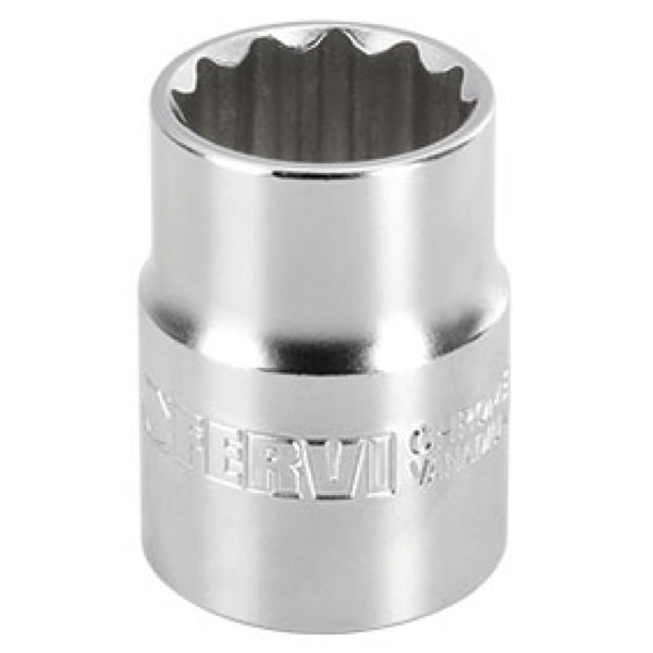 Đầu chụp trắng 12 cạnh vuông 3/4 icnh FERVI BN4P2N