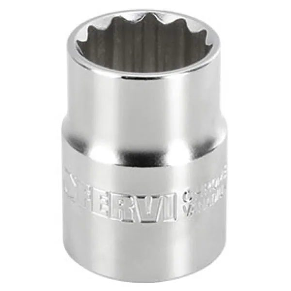 Đầu chụp trắng 12 cạnh vuông 3/4 icnh FERVI BN4P2N