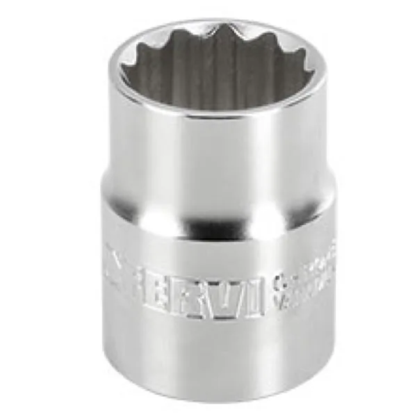 Đầu tuýp trắng 12 cạnh vuông 3/4 icnh FERVI BN4P2N