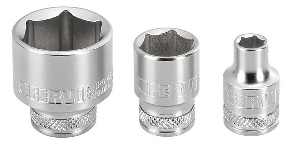 Đầu tuýp 6 cạnh FERVI BN4E4Nx có đầu vuông 3/8 inch