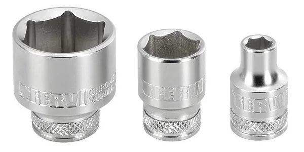 Đầu tuýp 6 cạnh FERVI BN4E4Nx có đầu vuông 3/8 inch