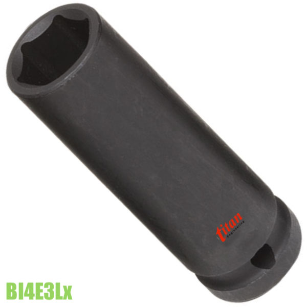 Đầu tuýp Impact Fervi BI4E1Lx loại dài 6 cạnh, vuông 1 inch thumbnail 2