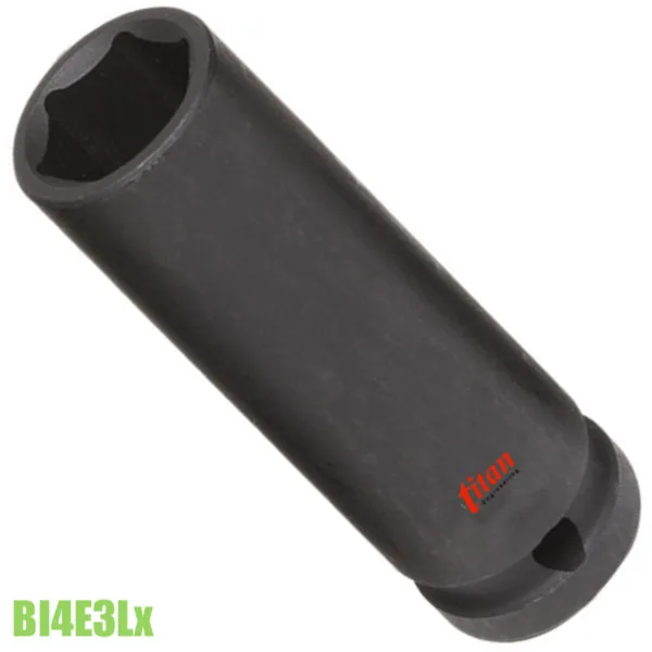 Đầu tuýp Impact Fervi BI4E1Lx loại dài 6 cạnh, vuông 1 inch thumbnail 2