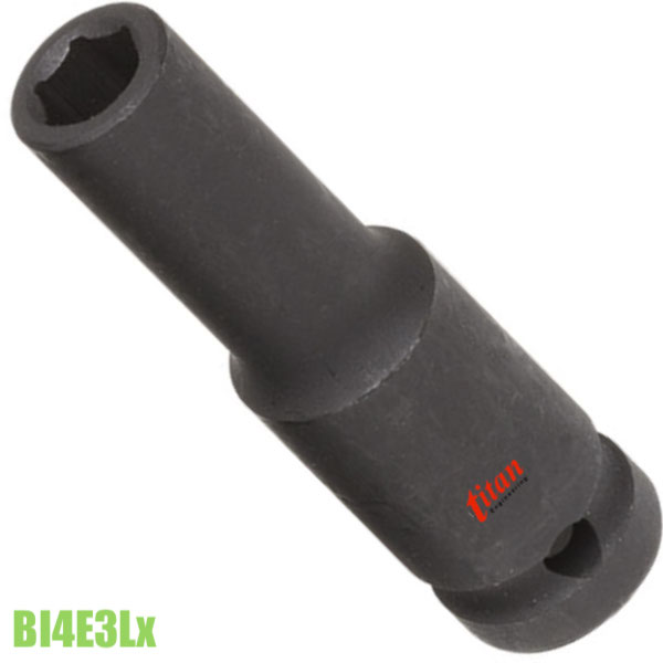 BI4E3Lx đầu khẩu đen impact socket vuông 1/2 inch