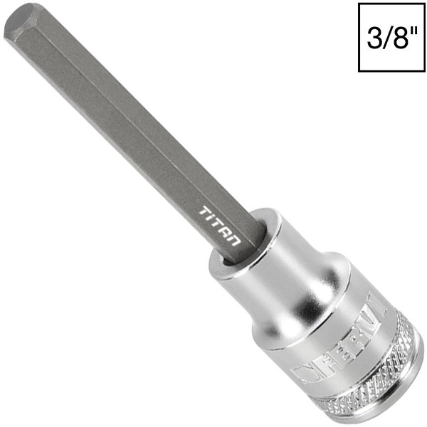 Đầu tuýp lục giác FERVI BN414Lx, vuông 3/8", nhập từ Italia