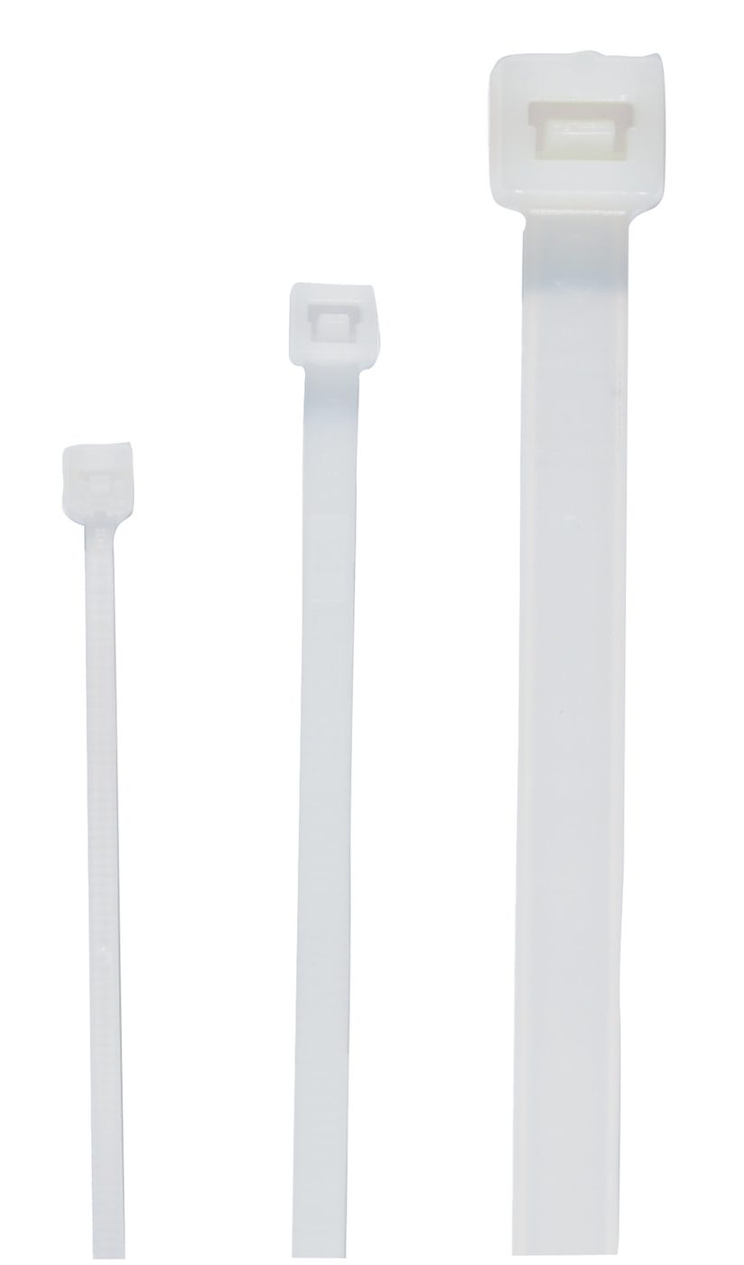 Dây buộc cáp, màu tự nhiên, W x L 3.5 x 200 mm, 100 cái