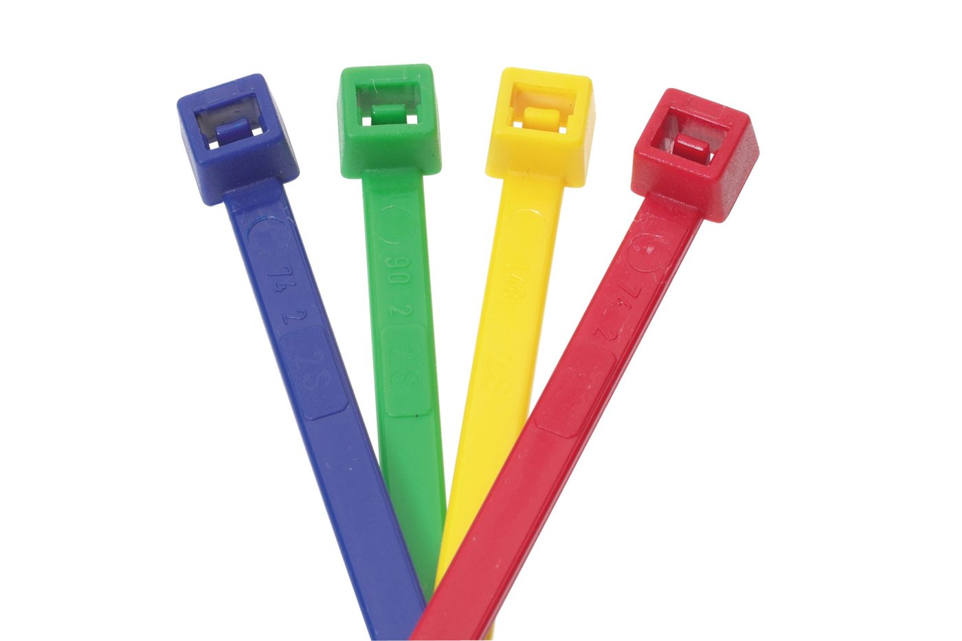 Dây buộc cáp màu vàng (RAL 1021) K x R 4.5 x 200 mm, 100 cái