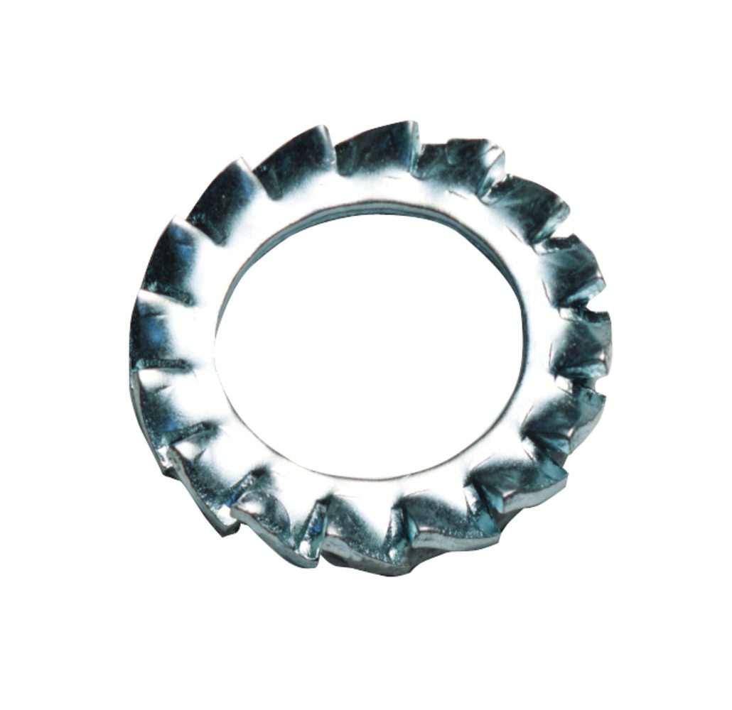 Đệm khóa răng cưa, răng ngoài, thép, mạ kẽm, M12