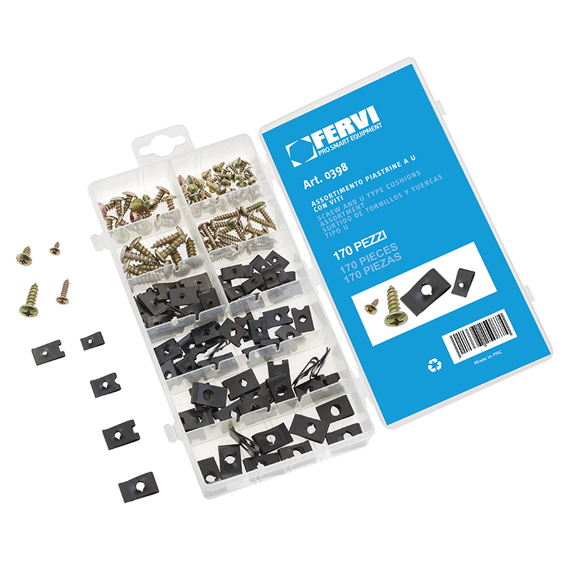 SCREW AND U TYPE CUSHIONS ASSORTMENT