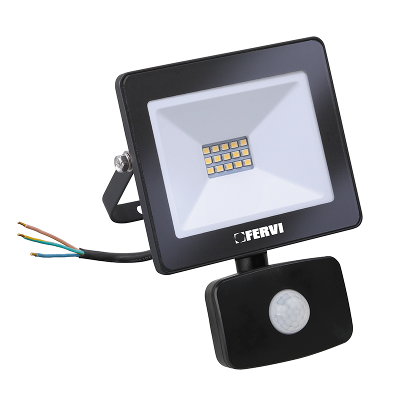 LED FLOODLIGHT WITH MOTION AND BRIGHTNESS SENSOR